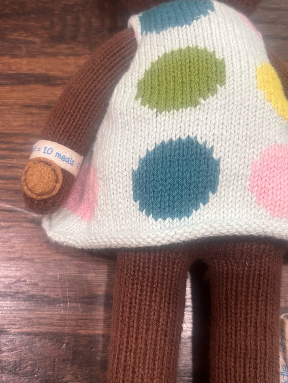 Cuddle + Kind Ivy the bear 14" knit doll - Picture 2 of 8
